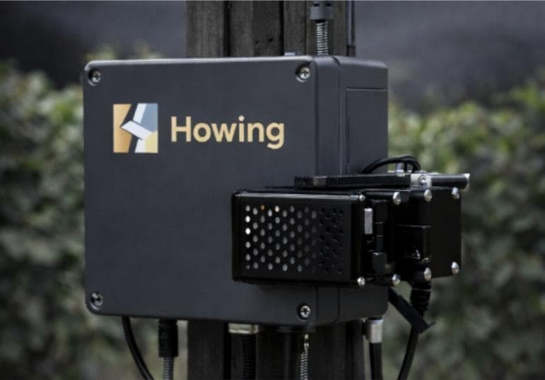 Sistema radar Howing nel vigneto