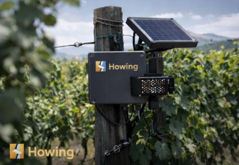 Dispositivo Howing con pannello solare